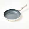 10" Nonstick Ceramic Coated Aluminum Frypan - Figmint™ - 3 of 4