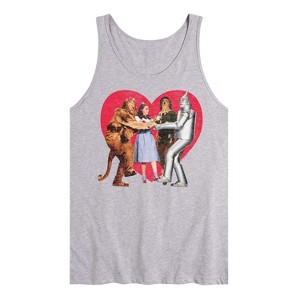 Men's - Wizard of Oz - Dorthy and Friends Photo Heart Graphic Tank Top - 1 of 2