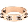 Nino Double Row Wood Tambourine, Natural 8 in. - 4 of 4
