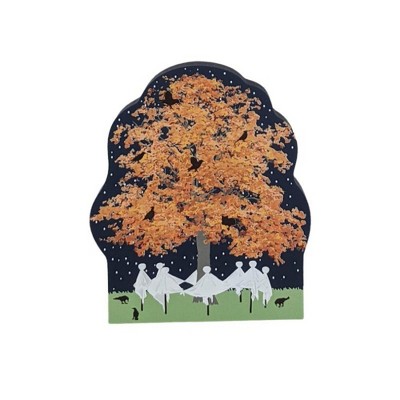 Cats Meow Village 4.25" Ghost Dance Halloween Maple Tree Crows  -  Decorative Figurines