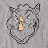 Teenage Mutant Ninja Turtles Rocksteady Face Kids T Shirt For Youth  Athletic Heather  X Small - 2 of 4