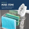 LunaLulinlk Kitchen Caddy 4 in 1, Scrub Sponge, Soap Dish Brush, Dish Cloth, Kitchen Sink Organizer, Adhesive Hooks For Quick - 2 of 4