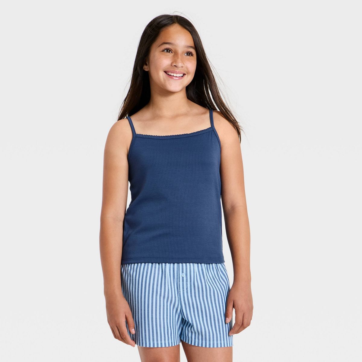 Girls' Ribbed Cami Pajama Top - art class™