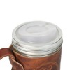 Cuppow Mason Jar Drinking Lid, Wide Mouth, Reusable, Perfect for Smoothies, Iced Coffee and On-the-Go, Fits Standard Wide Mouth Mason Jars - 2 of 4