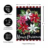 Evergreen Poinsettia Wreath Applique Garden Flag 12 x 18 Inches Indoor Outdoor Decor - 4 of 4
