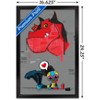Trends International Marvel's Moon Girl & Devil Dinosaur - Wall Art Framed Wall Poster Prints - 3 of 4