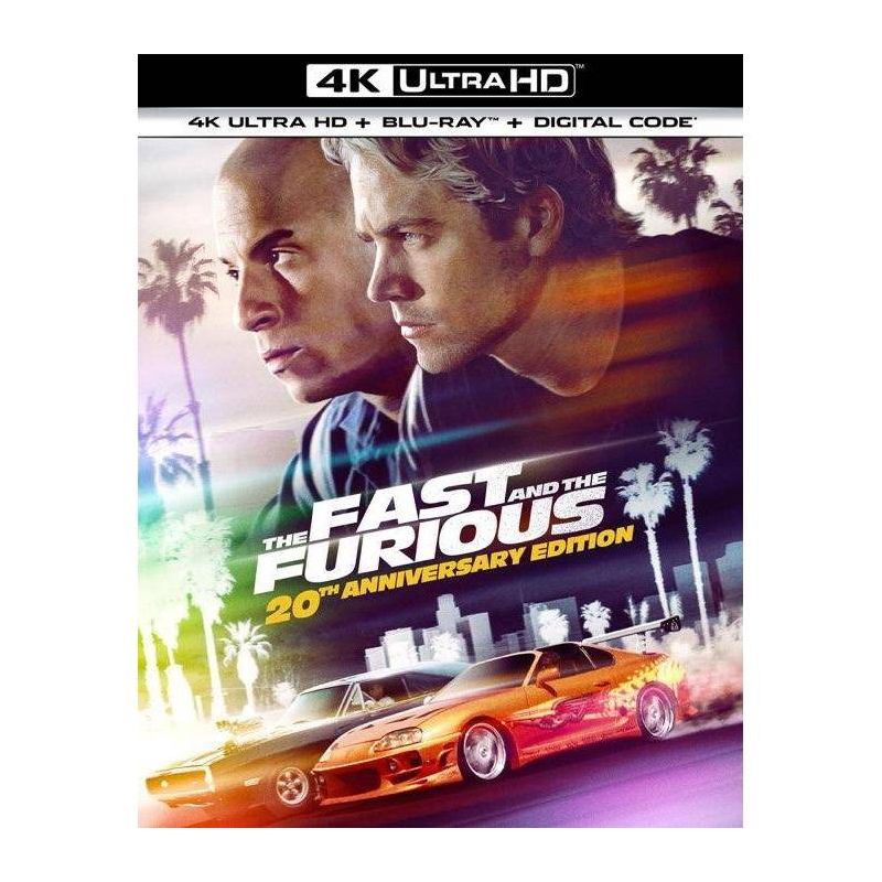 Fast &#38; Furious: 20th Anniversary Edition (SteelBook) (4K/UHD + Blu-ray + Digital), 1 of 4