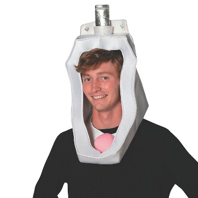 Imposta Costumes Adult Urinal Headpiece Costume Headwear - White One Size Fits Most