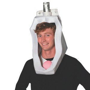 Imposta Costumes Adult Urinal Headpiece Costume Headwear - White One Size Fits Most - 1 of 3