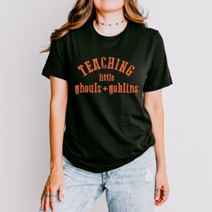 Simply Sage Market Teaching Little Ghouls and Goblins Short Sleeve Tee - 1 of 4