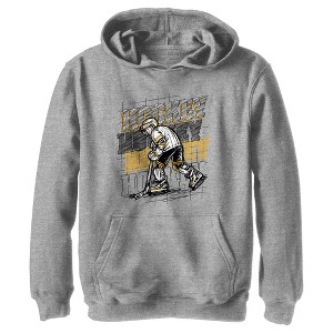 Boy's Lost Gods Hockey Player Sketch Pull Over Hoodie - 1 of 4