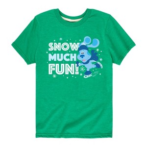 Boys' - Blue's Clues & You! - Snow Much Fun Short Sleeve Graphic T-Shirt - 1 of 4