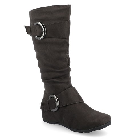 Hidden wedge tall outlet boots