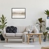 Stupell Industries Hazy Lakeside Landscape Reflection Modern Abstract Design Black Framed Giclee Art - 2 of 4