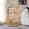 Rio 3 Tier Round Bar Cart - BCT8002 - Safavieh - 2 of 4