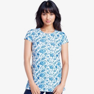 Calypsa Women's Longer Length UPF 50+ Anna Swim Tunic - 1 of 3