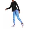 Women's Star Print Leggings - TEREZ - 2 of 4