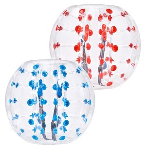 VEVOR Inflatable Bumper Balls 2-Pack, 4FT/1.2M Body Sumo Zorb Balls for Teen & Adult, 0.8mm Thick PVC Human Hamster Bubble Balls - 1 of 4