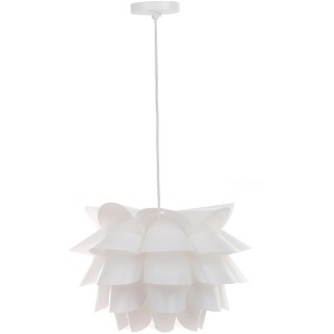 Contemporary Design Pendant - LIT4498 - White - Safavieh - 1 of 2