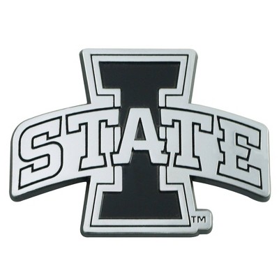 NCAA Iowa State Cyclones University 3D Chrome Metal Emblem