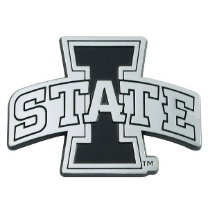 NCAA Iowa State Cyclones University 3D Chrome Metal Emblem - 1 of 3