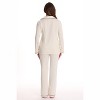 #FollowMe Womens Button-Down Pajama Pant Set with Notch Collar  Elegant & Comfortable Sleepwear - 2 of 2