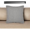 20"  Throw Pillow With Shag - 2 of 4