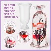 JDICTION 2 Pcs Lucky Bag Resin Molds, Large 3D Silicone Molds for Resin Casting, Jewelry Making, Home Table DIY Crafts & Flower Preservation - 4 of 4