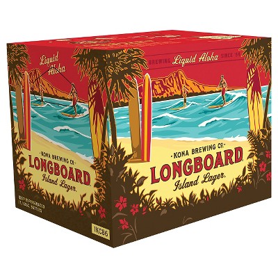 Kona Longboard Island Lager Beer - 12pk/12 fl oz Bottles