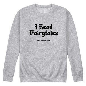 Men's - Instant Message - Read Spice Fairytales Graphic Fleece Sweatshirt - 1 of 4