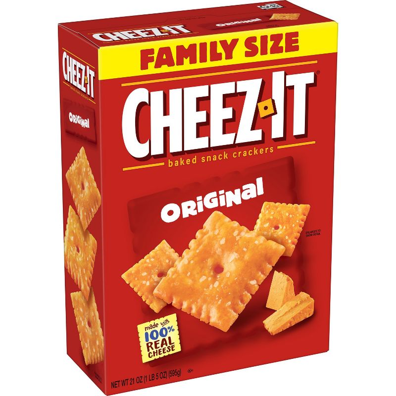 Cheez-It Original Baked Snack Crackers - 21oz, 1 of 6