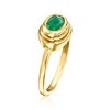 Ross-Simons 0.60 Carat Emerald Ring in 18kt Gold Over Sterling - 3 of 4