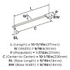 Amerock Balon Pull for Cabinets, Drawers, and Furniture - 3 of 4