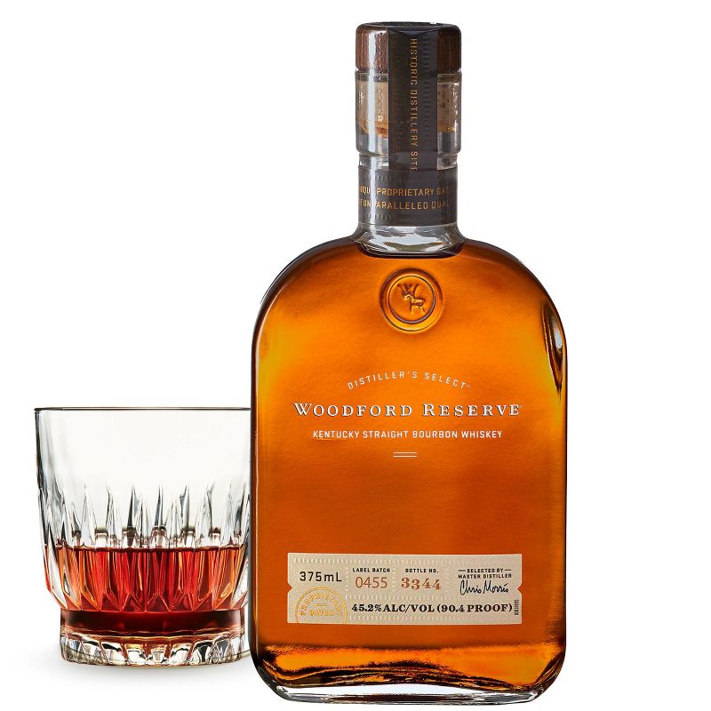 Woodford Reserve Kentucky Straight Bourbon Whiskey - 375ml Bottle, 1 of 12
