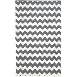 Dhurries DHU644 Hand Woven Flat Weave Indoor Rug - Safavieh - 1 of 4
