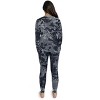 Just Love Women's Tie Dye Two Piece Thermal Pajama Set - Waffle PJ Set - 2 of 3