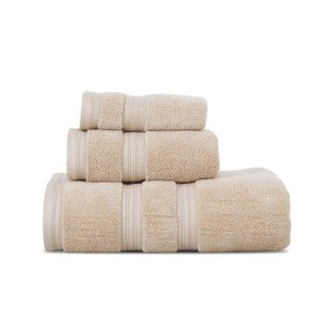 Home Weavers Elegance Essentials 550GSM 100% Cotton Zero Twist Super Absorbent Bath Towel Set - 1 of 4
