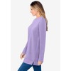 Woman Within Plus Size High Pile Fleece Sweatshirt - 4 of 4