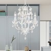 Livex Lighting Athena 4 - Light Chandelier in  Antique White - 3 of 4