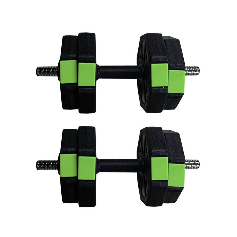 Adjustable Kettlebell Set, 4 in 1 Adjustable Dumbbell Set with Iron Handle,Octagon, 1 of 5