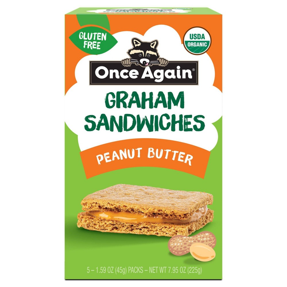 Once Again Peanut Butter Graham Sandwiches Cookies - 7.95oz