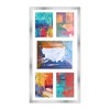 PosterPalooza | Stainless Steel Silver Wood Finish Collage Frame - White Mat, 20 Frame Sizes, UV Acrylic - 4 of 4