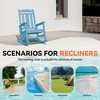 Hyleory HDPE Modern Resin Rocking Chair, Extra Wide Outdoor Adirondack Chair - 4 of 4