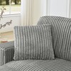 110.63" Corduroy L-Shaped Modular Sectional Sofa with Arc Footstool & Removable Cushions - 4 of 4