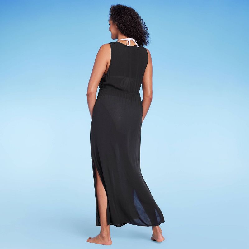 Women's Sleeveless Cover Up Maxi Duster - Kona Sol™, 5 of 12