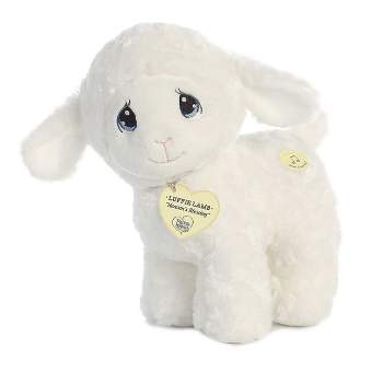 Aurora Medium Luffie Lamb Musical Precious Moments Inspirational Stuffed Animal White 10"