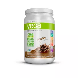 Vega Essentials Plant Based Vegan Protein Powder Shake - Chocolate - 21.6oz