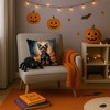 Tramull 14x14 Inch Halloween Throw Pillow, Indoor Outdoor Decorative Pet Theme Pillow - 3 of 4