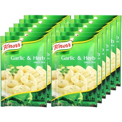 Knorr Garlic & Herb Sauce Mix - Case of 12/1.6 oz