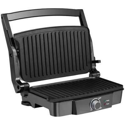 Panini Press Grill, Stainless Steel Sandwich Maker with Double Non-Stick  Coated Plates & Removable Drip Tray, Compact Versatile Grill for Make Egg,  Ham, Steaks – The Market Depot